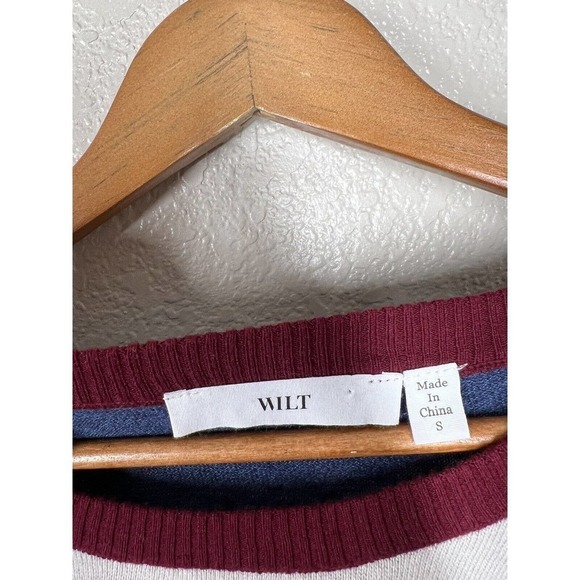 WILT Striped Sweater Knit Top - Picture 3 of 5